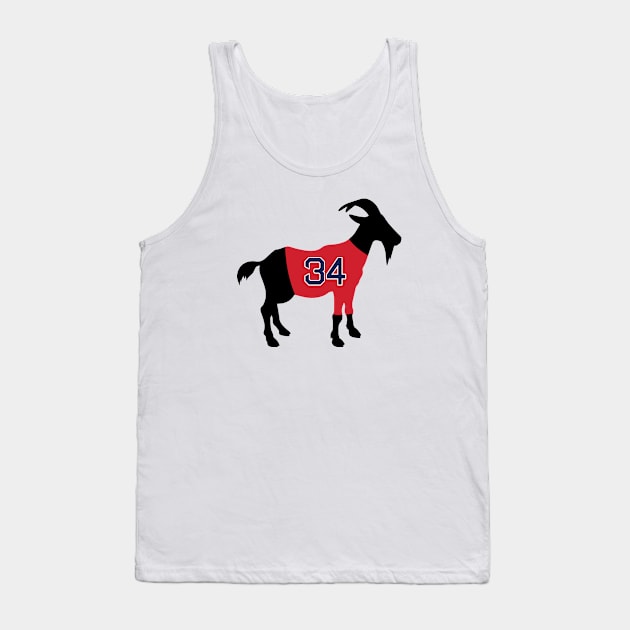 David Ortiz GOAT Tank Top by cwijeta